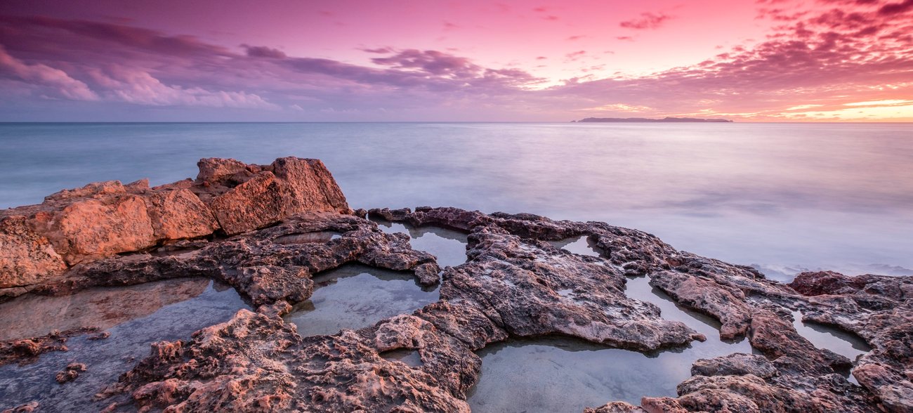 Sonnenuntergang am Cap de ses Salines